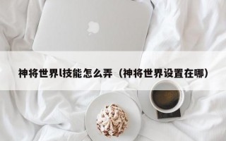 神将世界l技能怎么弄（神将世界设置在哪）