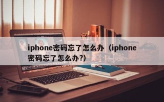 iphone密码忘了怎么办（iphone密码忘了怎么办?）