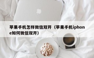 苹果手机怎样微信双开（苹果手机iphone如何微信双开）