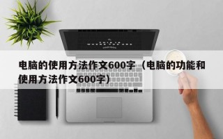 电脑的使用方法作文600字（电脑的功能和使用方法作文600字）