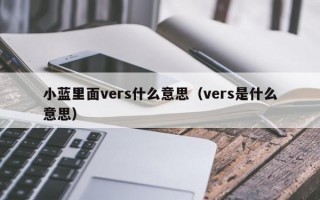 小蓝里面vers什么意思（vers是什么意思）