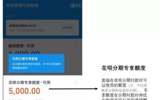 花呗分期付款是怎么分期额度不够可以吗()