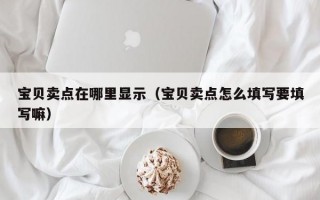 宝贝卖点在哪里显示（宝贝卖点怎么填写要填写嘛）