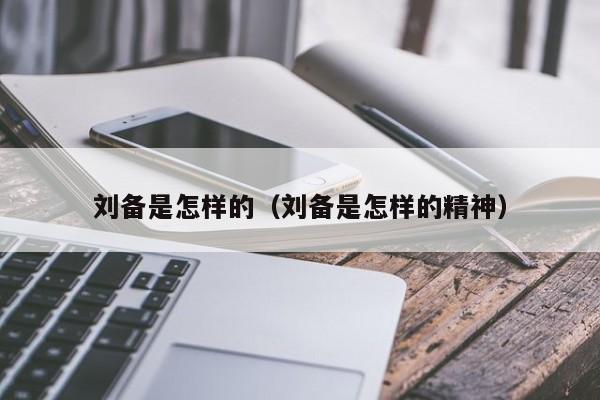 刘备是怎样的（刘备是怎样的精神）-第1张图片-无双博客