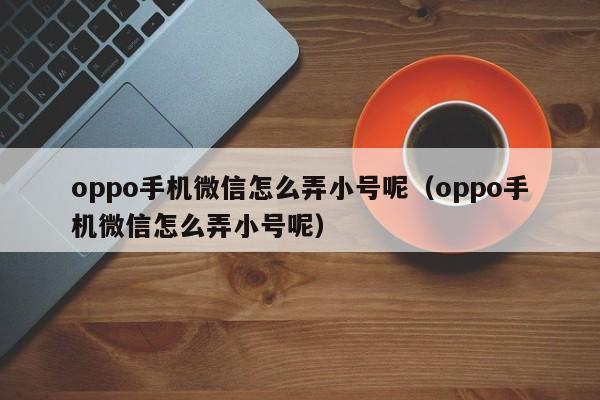 oppo手机微信怎么弄小号呢（oppo手机微信怎么弄小号呢）-第1张图片-无双博客