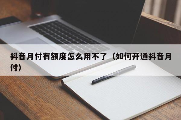 抖音月付有额度怎么用不了（如何开通抖音月付）-第1张图片-无双博客