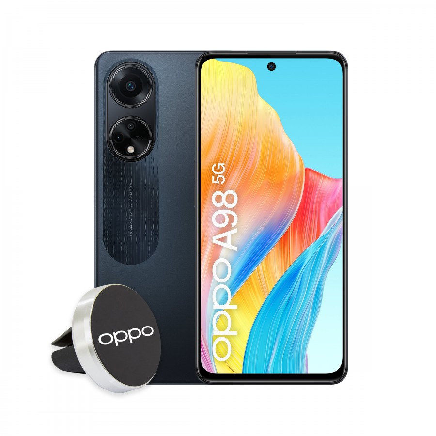 OPPO A98 5G 手机高清渲染图曝光：搭载骁龙 695 芯片，后置 64MP 三摄像头-第1张图片-无双博客